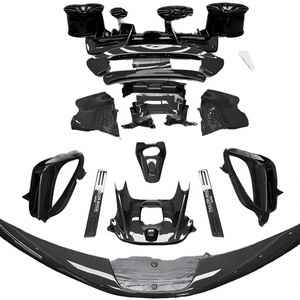 Kit de Carrocería de Fibra de Carbono para Ferrari SF90 Stradale, Parachoques Delantero, Capó, Guardabarros, Alerón Trasero, Faldones Laterales, Piezas de Tuning Exterior 985953021 - Product Image 5