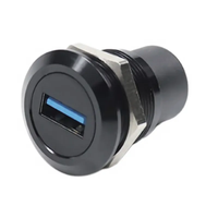 YRNOVA YR-USB-PANEL Interface 3.1 Type-C, prise USB en forme de C traversante 24 broches, transmission de données de type D, port de charge rapide 5A