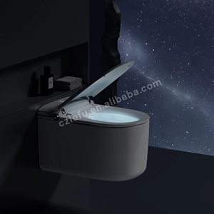 Inodoro <span class=keywords><strong>de</strong></span> Wc alargado abierto automático Sensor táctil <span class=keywords><strong>de</strong></span> pie eléctrico Inodoros <span class=keywords><strong>de</strong></span> bidé inteligentes con control remoto - Product Image 4