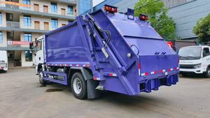 Camion à ordures compacteur grande capacité 14m³ à haute capacité de stockage pour le transfert de déchets urbains et ruraux - Product Image 6