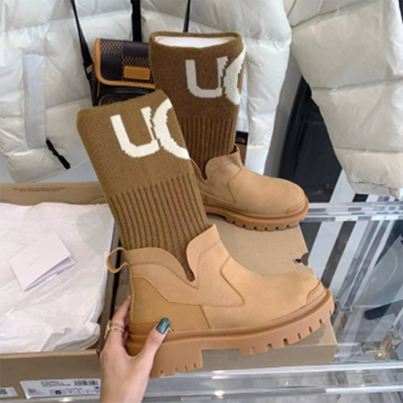 Зимние Сапоги На Шнуровке Для Женщин, резиновые носки, пинетки, теплые рабочие, зима