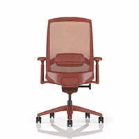 Chaise de bureau ergonomique haut de gamme à hauteur réglable et pivotante, plusieurs couleurs au choix, dossier solide, coussin moelleux, idéale pour le bureau et la maison