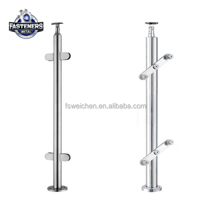 Poteaux de <span class=keywords><strong>garde</strong></span>-<span class=keywords><strong>corps</strong></span> en acier inoxydable | Colonnes de balustrade en fil de tube carré et rond pour système de <span class=keywords><strong>garde</strong></span>-<span class=keywords><strong>corps</strong></span> d'escalier et de balcon - Product Image 6