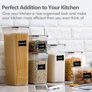 Ensemble de 8 boîtes de conservation alimentaire en plastique hermétiques pour la rentrée scolaire et la cuisine, garantissant une fraîcheur optimale à bas prix et de qualité garantie - Product Image 4