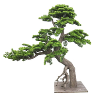 Pierre de pin chinoise artificielle réaliste de 170 cm, élégante plante de pin artificielle pour la décoration intérieure du salon, du bureau et des espaces commerciaux