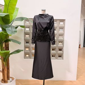 <span class=keywords><strong>Abbigliamento</strong></span> Boutique Autunno 2026 Nuovo Arrivo Abito Lungo da Donna Stile Lusso Leggero ed Elegante - Product Image 4