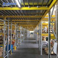 Étagère de Stockage Métallique Modulaire Extensible pour Entrepôt - Optimisez l'Espace de Stockage - Grande Mezzanine Modulaire