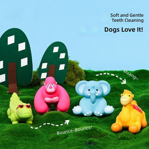 Nouveau design, jouet couineur pour chien, jouet à mordre pour animaux de compagnie, jouet en latex pour chien de taille moyenne et chiot - Product Image 6