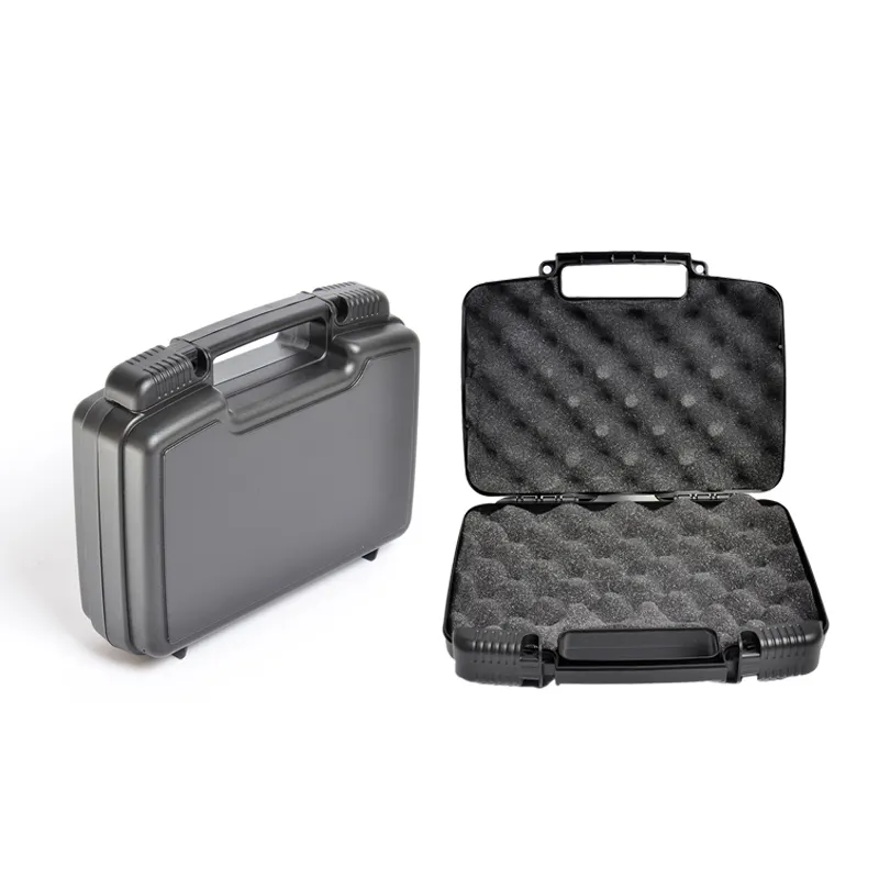 Pp Materiaal Kleine Spuitgiet Hard Plastic Hand Carry Case