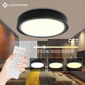 Đèn Trần LED Màu Đen Thiết Kế Mới Bề Mặt Lắp Chìm 24W + 6W CCT + RGB 16 Màu Bảng Điều Khiển Hiện Đại Đèn Trần Led - Product Image 3