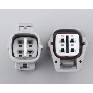 Conector de Sensor de Oxígeno para Automóvil, 4 Pines, Plástico Gris, Macho y Hembra, para Suzuki Toyota Corolla - Product Image 1
