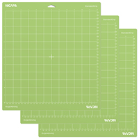 NICAPA 30.5x30.5 Standard Grip Adhesive Replacement Cutting Mat pour Plotter Machine Crafts DIY Vinyl Cutting Mats 12X12