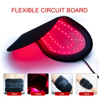 Sabuk LED 152 Lampu Tanpa Kabel Kelas Medis untuk Penurunan Berat Badan, Matras Terapi Cahaya Merah Inframerah 660nm 850nm untuk Tubuh, Bantalan Sabuk Terapi Cahaya Merah