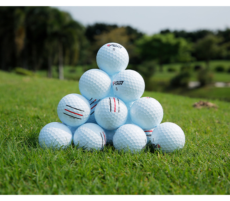 PGM Q027 custom high quality 3 line 3 layer golf ball tournaments golf