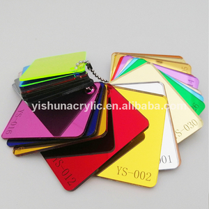Feuilles acryliques reflétées par <span class=keywords><strong>plaque</strong></span> de miroir en plastique de couleur d'or faite sur commande d'usine de Guangzhou - Product Image 6