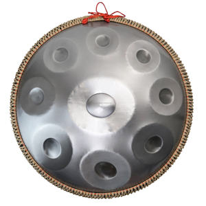 Logo gravé en usine tambourin Instrument de musique Tambour Costume 9 10 12 Note D Tambour à main mineur 440/432Hz <span class=keywords><strong>Handpan</strong></span> - Product Image 4