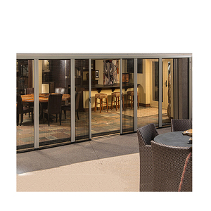 Mosquitera plegable hecha <span class=keywords><strong>a</strong></span> <span class=keywords><strong>medida</strong></span>, puertas enrolladas, perfil de Pvc, uso comercial, puerta retráctil para Patio - Product Image 1