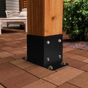 High Quality Steel Pergola Bracket for Building Construction Premium Wooden <strong>Post</strong> <strong>Fixing</strong> - Product Image 4