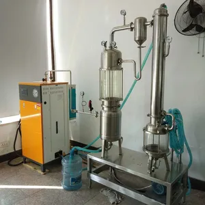 10L/H glass ware laboratory fractional distillation equipment