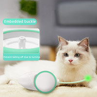 Tat Cat Rat Toy Emulational Souris interactive automatique pour chat avec queue colorée et queue de plumes
