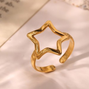 Vente en gros de bijoux religieux à la mode, bague en or 18 carats plaqué or avec perle et croix vintage pour femmes, bijoux chrétiens - Product Image 6