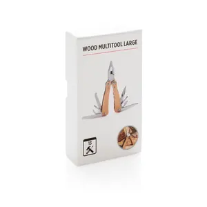 Outil multifonction en bois 13 fonctions gadgets personnalisés - Product Image 6