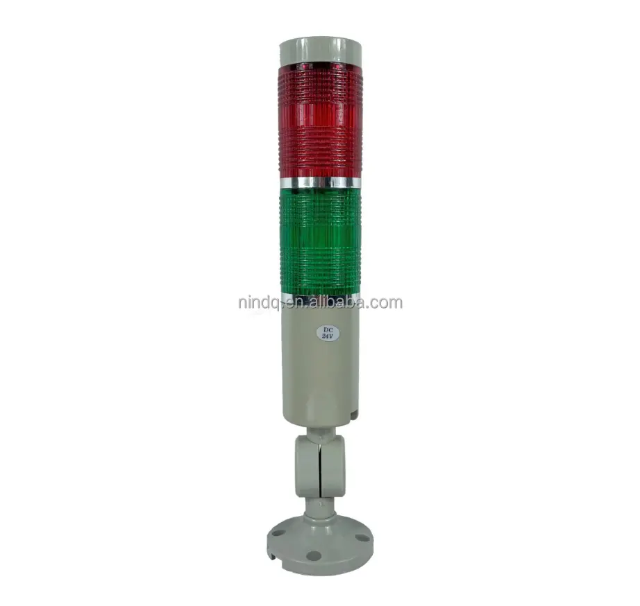 Torre de luz LED de advertencia intermitente con zumbador, 24V, 110V, 220V