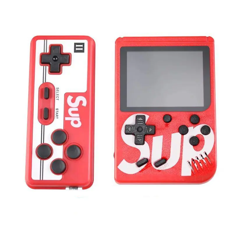 2020 new products portable retro handheld Tv video game console retro sup game 400 in 1 machine controller player cases party