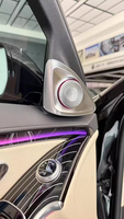 Pour Mercedes-Benz Classe S W223 2021-2025 – Kit d'éclairage d'ambiance pour haut-parleurs, LED RGB multicolore, amélioration décorative intérieure