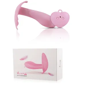 Gratis Aangepaste Box - G Spot Clitoris Vibrerende Zachte Veiligheid Ezel Erotisme Anale Vibrator Seksspeeltje Draagbare Nep-Penis