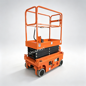 SAGA Mini-élévateur à ciseaux électrique autopropulsé de 20, 30 et 40 pieds avec certification CE - Product Image 1