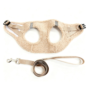 Arnés y Correa Ajustables, Transpirables y Duraderos de Poliéster para Perro, Diseño de Lujo con Felpa Cálida, Lavable, para <span class=keywords><strong>Perros</strong></span> Pequeños y Medianos - Product Image 3