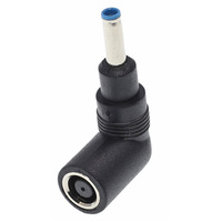 Cantell coudé 7.4*5.0mm femelle à 4.5*3.0mm mâle connecteur d'adaptateur de prise d'alimentation cc pour adaptateur de caméra pour ordinateur portable HP
