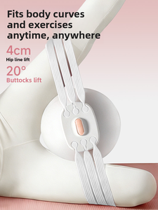 Balle de résistance en EVA TPE <span class=keywords><strong>pour</strong></span> fitness, Pilates, Kegel, exercices de la musculature du plancher pelvien, yoga, à tenir à la main ou à clipser sur la jambe - Product Image 4