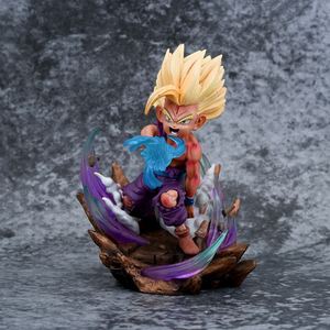 Cute Q Version Super Saiyan Gohan Anime Figurines Collection Model Statue <b>Toys</b> Dragon Balls Z Action Figure - Product Image 4
