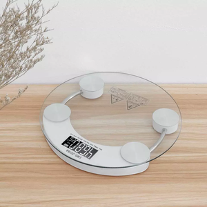 सस्ते स्मार्ट सिल्क स्क्रीन प्रिंटिंग के साथ व्यक्तिगत डिजिटल बाथरूम वजन पैमाने टेम्पर्ड ग्लास पैमाने ग्लास पैनल - Product Image 3
