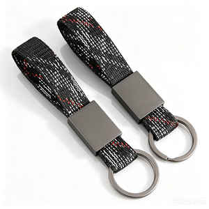 Porte-clés de voiture en ruban de nylon Oxford de haute qualité pour Benz Audi BMW Volkswagen, porte-clés en sangle, pendentif universel - Product Image 4