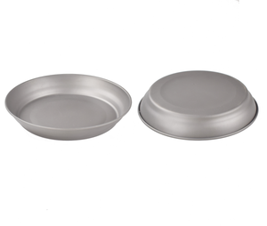 Assiette de camping en titane ultralégère de 7 pouces ; Assiette à salade ; Bol/<span class=keywords><strong>plateau</strong></span> à fruits - Product Image 1
