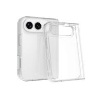 Coque antichoc transparente en TPU+PC pour iPhone 18, protection pliable à 360°, épaisseur 2,0 mm, sans dos magnétique, vente en gros