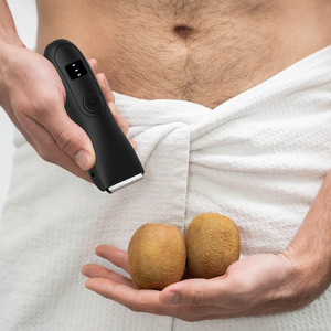Kit de toilettage électrique pour <span class=keywords><strong>homme</strong></span> Clipclean, <span class=keywords><strong>rasoir</strong></span> avec lame en céramique, étanche IPX6, écran LED, tête magnétique - Product Image 1