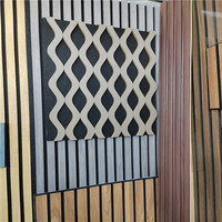 Panneau de calandre en MDF ignifuge bon marché Usine de commerce extérieur Décoration murale Panneaux acoustiques insonorisants