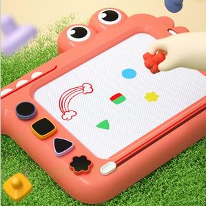 Bảng Vẽ Học Tập Sớm Đồ Chơi Xếp Hình Trượt Bằng Nhựa 2 Trong 1 Giá Vẽ Bảng Trắng Trẻ Em - Product Image 4