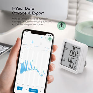 Termómetro e Higrómetro con Monitoreo Remoto por WiFi INKBIRD IBS-TH3 WIFI PLUS con Pantalla LCD, Batería de 500 mAh y Alarma Sonora - Product Image 4