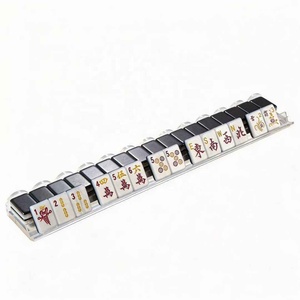 Prix d'usine, vente en gros de luxe, ensemble de <span class=keywords><strong>mahjong</strong></span> américain en perles acryliques, 36 mm, 160 tuiles, portable pour le voyage - Product Image 4