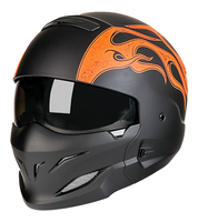 Casque de moto modulaire certifié 3C, mentonnière amovible
