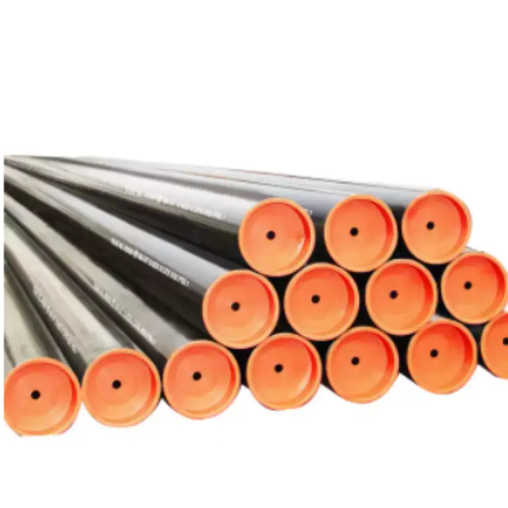 galvanized steel round seamless pipe api 5l thick wall for oil and gas