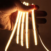 Tira de Luz LED COB Flexible, Regulable, Sin Puntos, CRI90, PVC, 320 LEDs/m, DC24V/12V, Interior, 3000K 4000K, 5M/10M, IP20