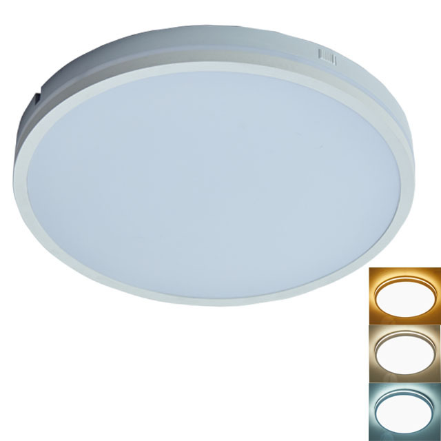 Hot Sale Slim Surface Mounted IP65 LED Ceiling Light Adjustable Color Temperature 3000K-6000K High CRI 85 Contemporary Design