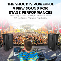 Équipement audio F215+ avec deux haut-parleurs de 15 pouces, amplificateurs, haut-parleur passif, caisson de basses, subwoofer de 15 pouces, haut-parleurs professionnels