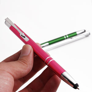 Bolígrafo Metálico de Tacto Suave y Económico para una Escritura Fácil y Fluida con Logotipo - Product Image 1